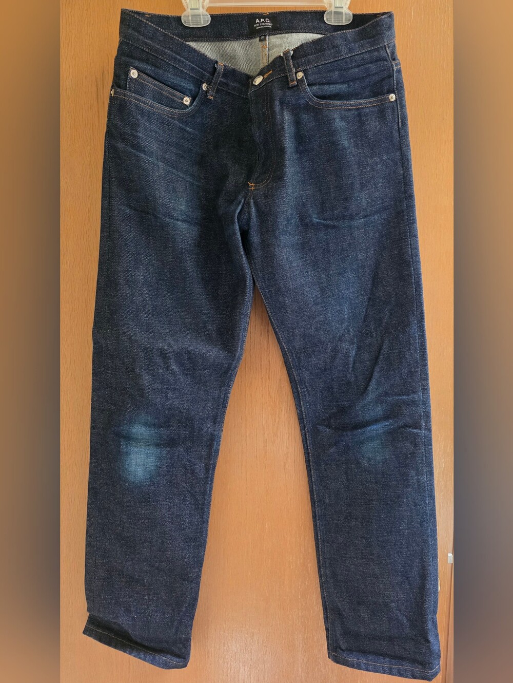 A.P.C. Men's Dark Indigo Straight Jeans